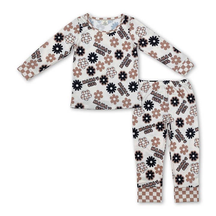 Yawoo Garments - Wholesale Jumpsuit - Baby - Mama's girls floral plaid baby zipper romper2