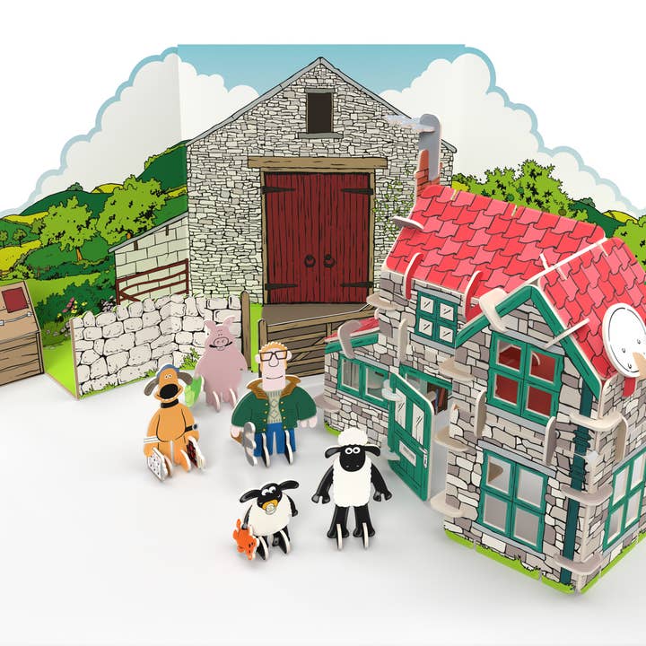 PlayPress Toys Ltd - Wholesale Toy Set - Kids - Shaun The Sheep Playset