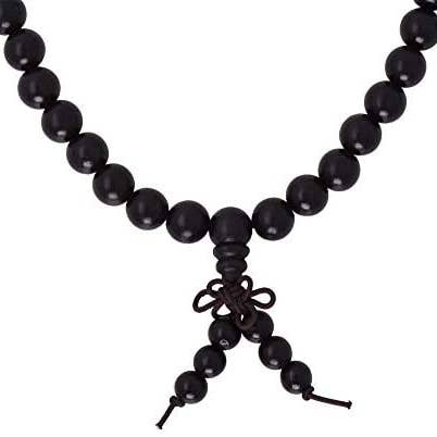 Mandala Crafts - Wholesale Prayer Beads Necklace - Mandala Crafts Natural Wood 108 Mala Prayer Beads Necklace, Bracelet from for Meditation, Yoga13