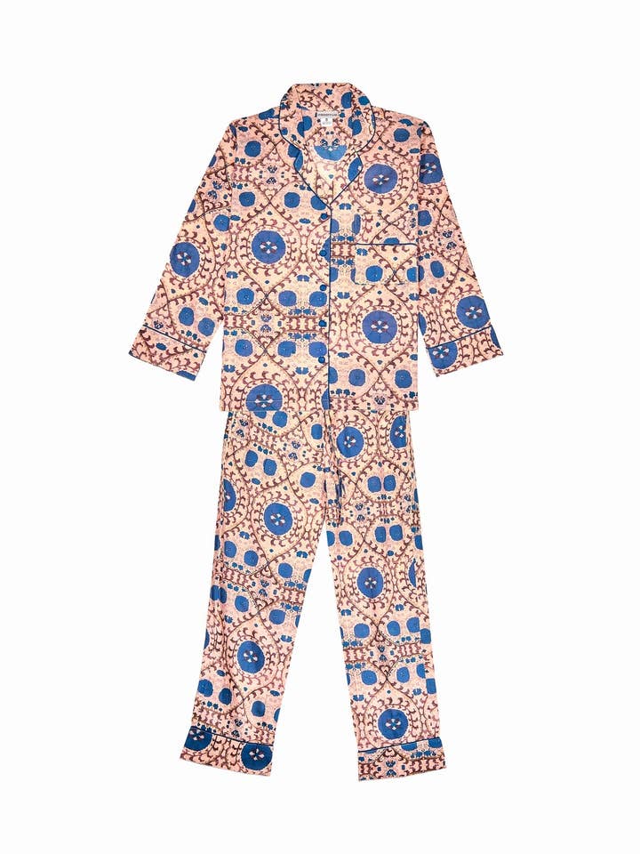 Samarcande long cotton pajamas for wholesale by Curiosity Lab