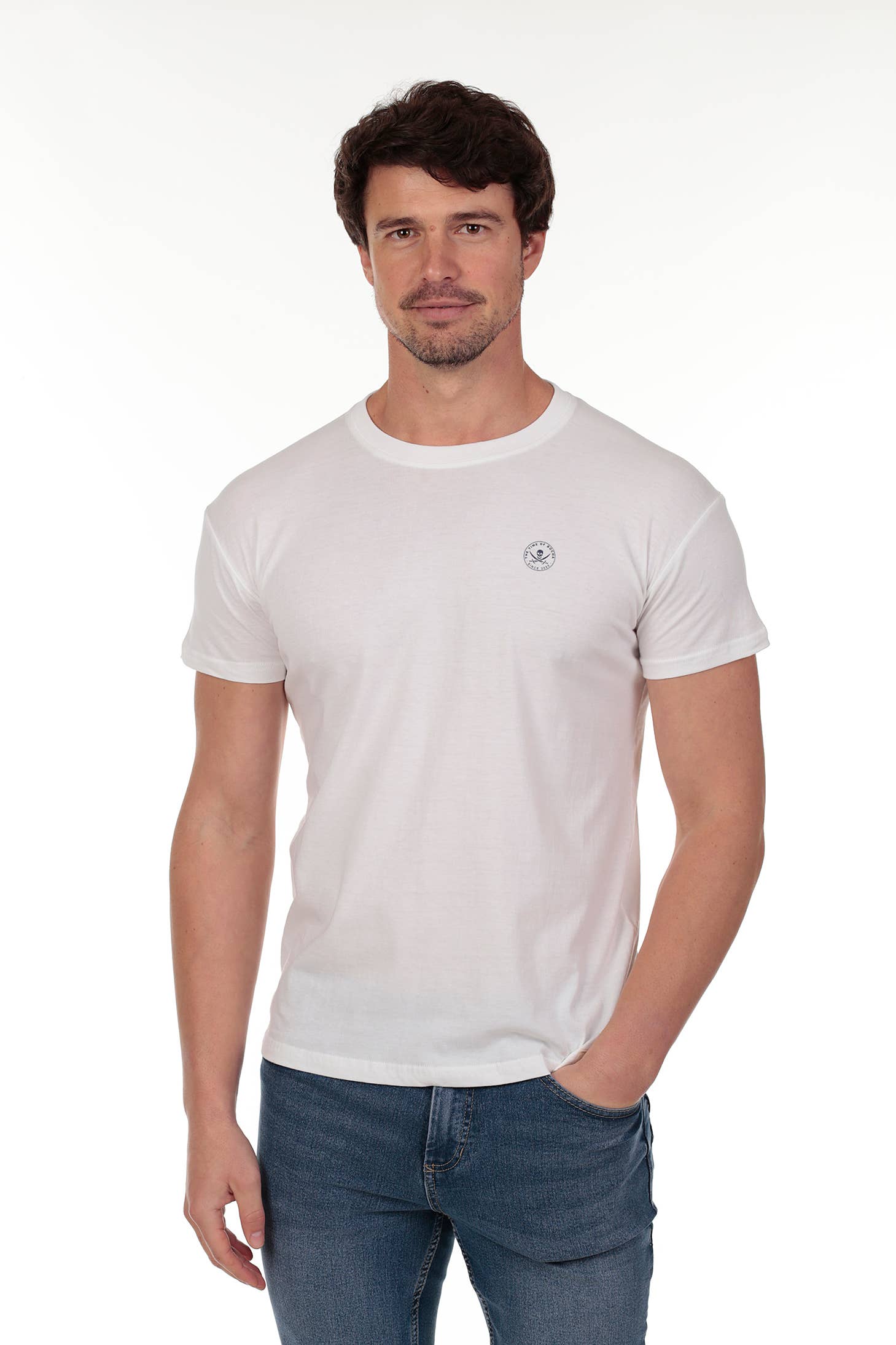 The Time of Bocha – T-shirt – Homem por atacado – Camiseta Mark QV1C41-BRANCO0