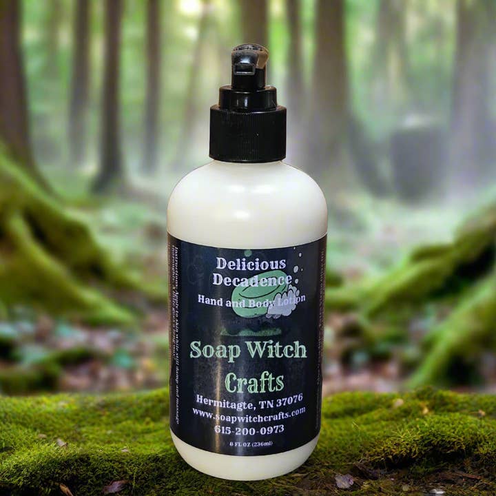 Delicious Decadence Hand and Body Lotion - Honeysuckle Lemon for wholesale by Soap Witch Crafts
