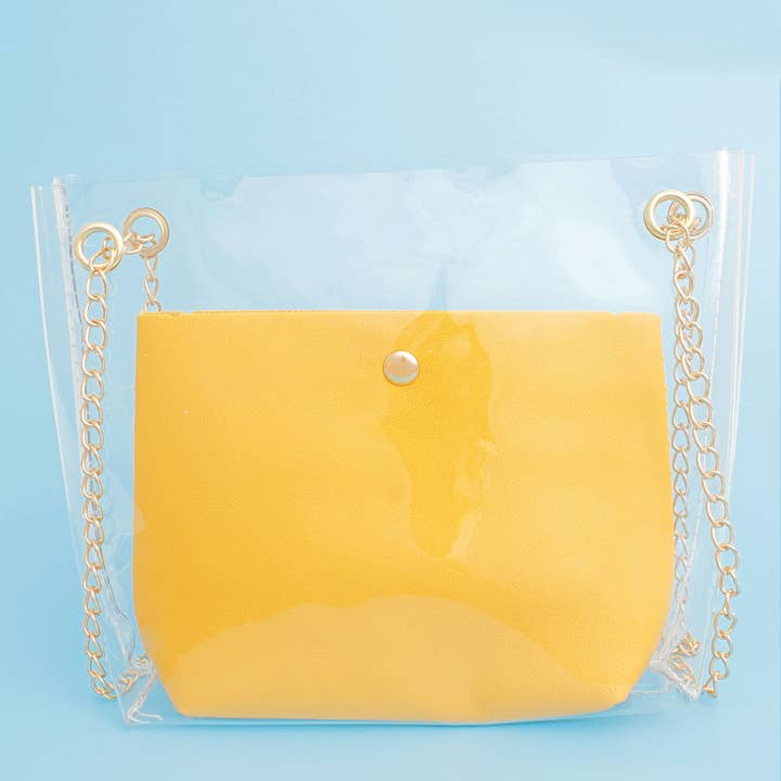 Gold and Blue Shoulder Bag Yellow SGRHO Sorority Purse for Women for wholesale on Faire
