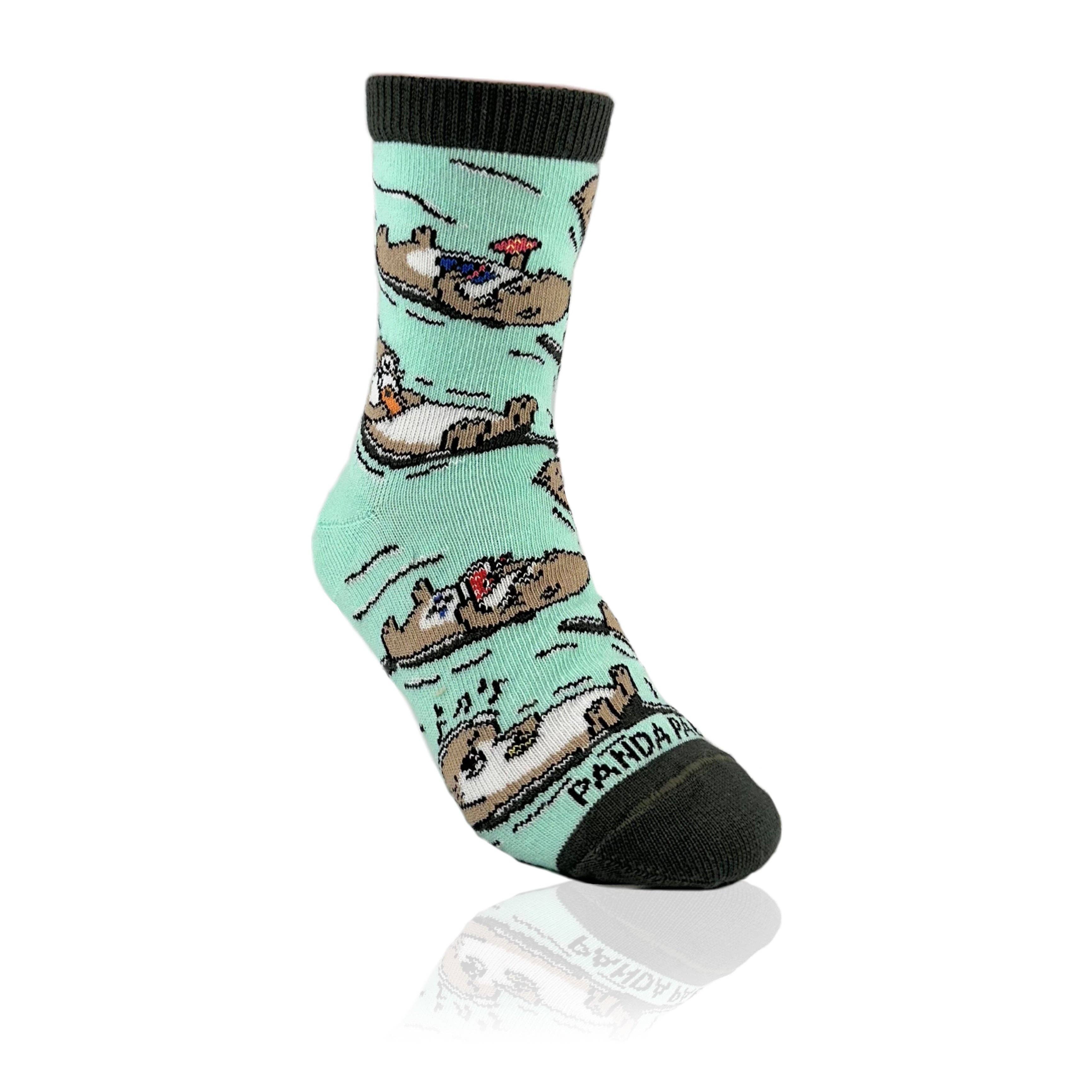 Sock Panda - Wholesale Socks - Kids - Floating Otters Socks from the Sock Panda (Ages 3-7)2