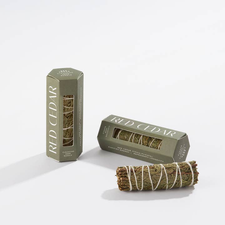 GeoCentral – wholesale Sage bundle – Red Cedar Smudging Herb Bundle - Plastic Free Packaging!3
