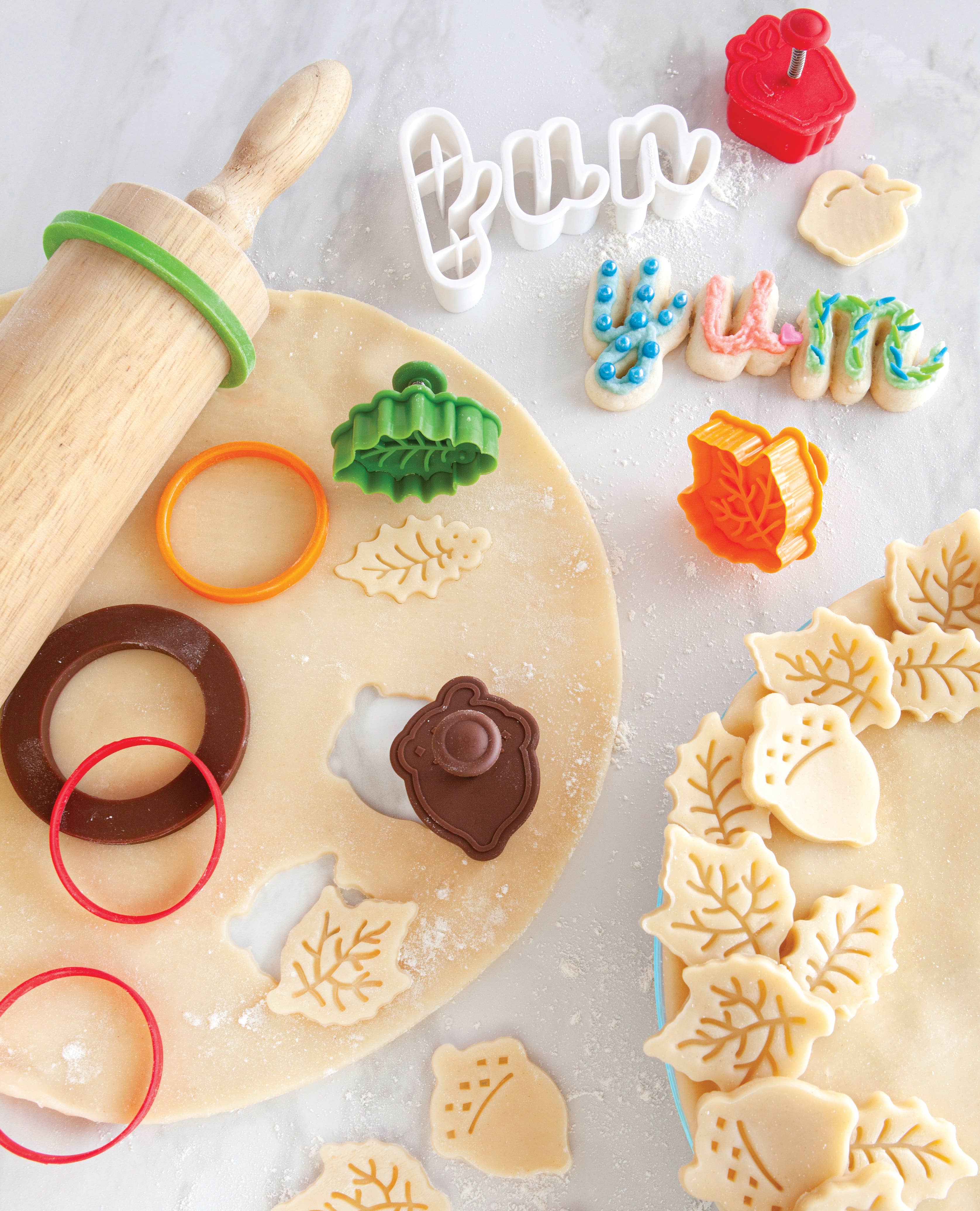 TALISMAN DESIGNS - Wholesale Cookie Cutter - Pie Crust Cutters - Fall - Set of 43