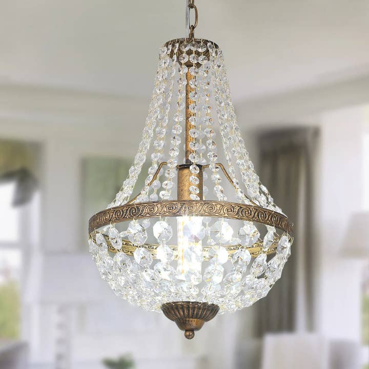 Suspension Rétro Luminaire de Plafond en Cristal de Luxe Lustre à LED Nordique pour Salle à Manger et Salon Décoratif. pour la vente par American Smart