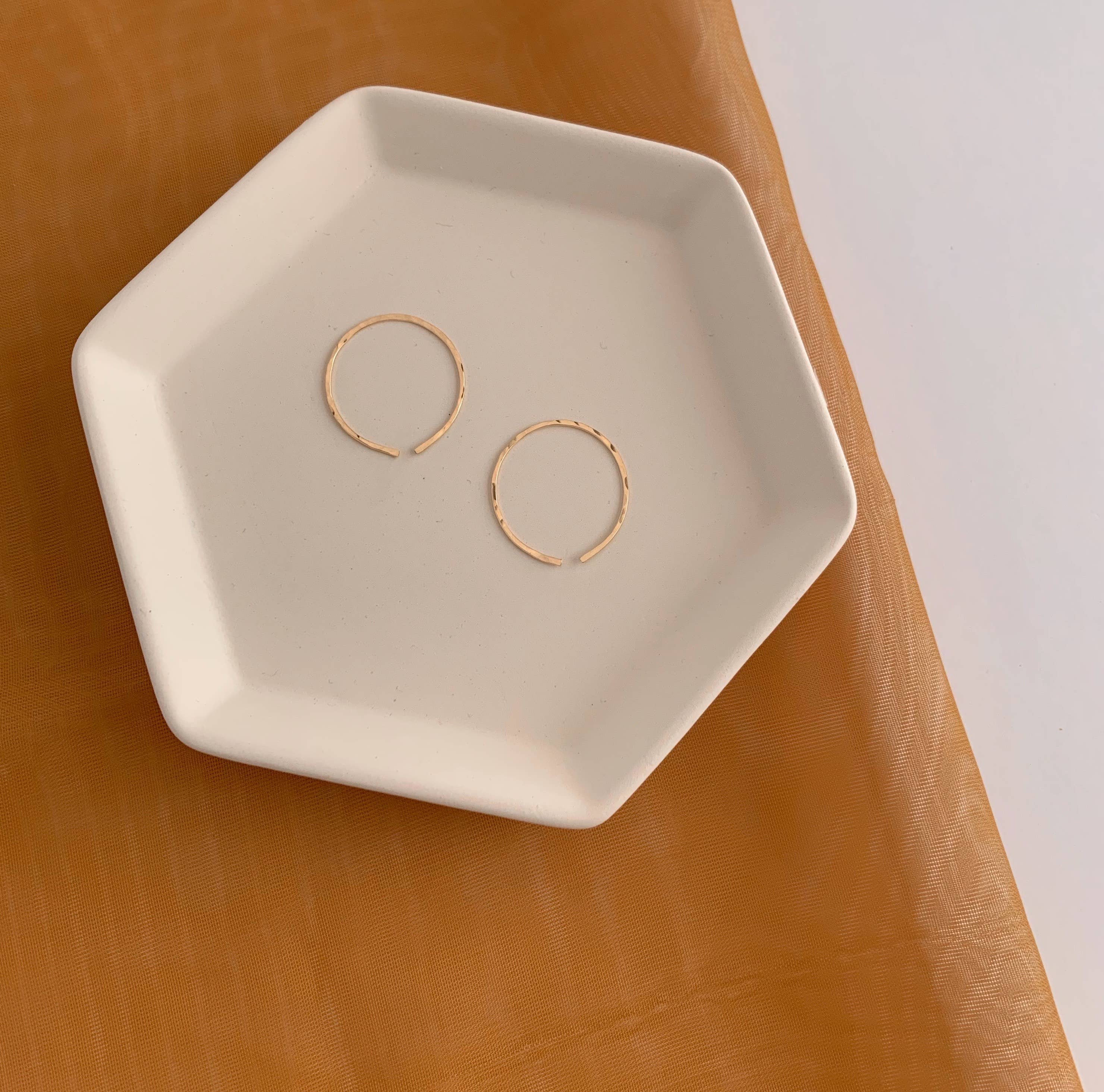 Points Jewelry - Wholesale Hoop Earrings - Matriarch Collection - Mini Hammered Hoop3