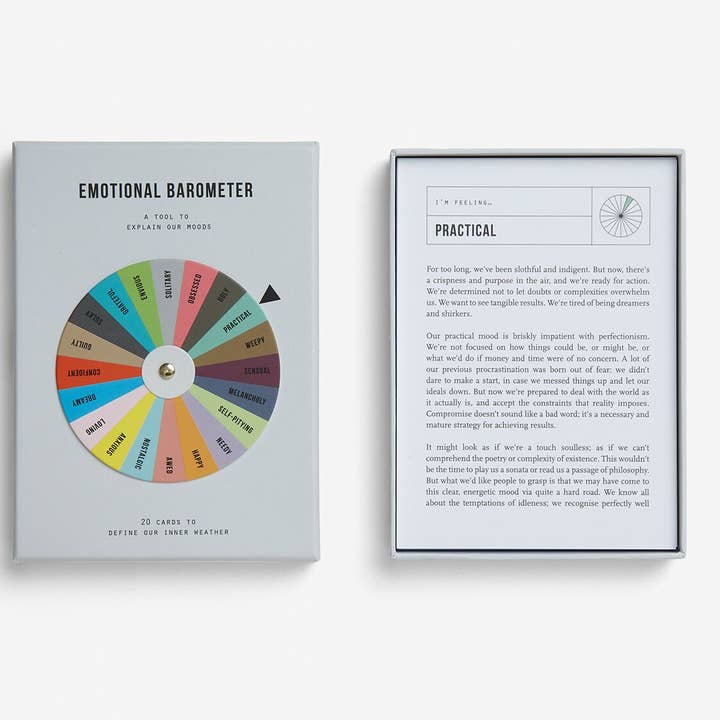 The School of Life - Wholesale Card Game - Emotional Barometer, Mood Tracker Cards