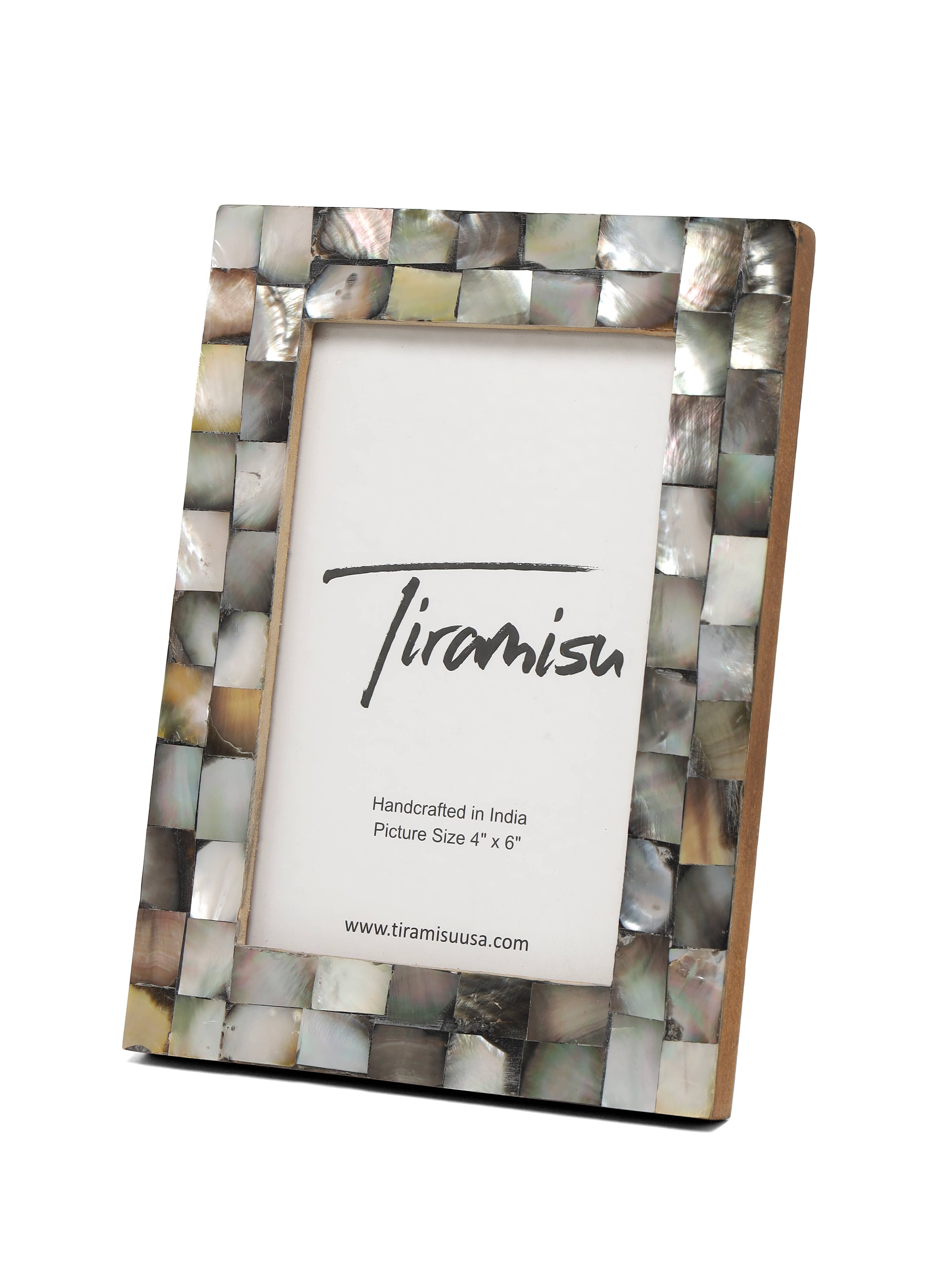 Tiramisu - Wholesale Picture Frame - Mother-of-Pearl Picture Frame- Stack Bond Pattern2