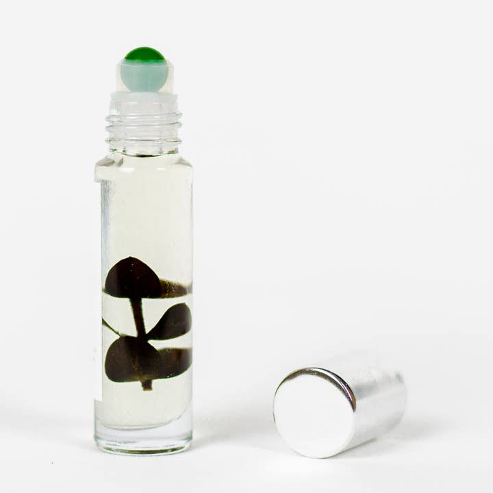 breathe roller - eucalyptus essential oil & jade for wholesale by grey sky