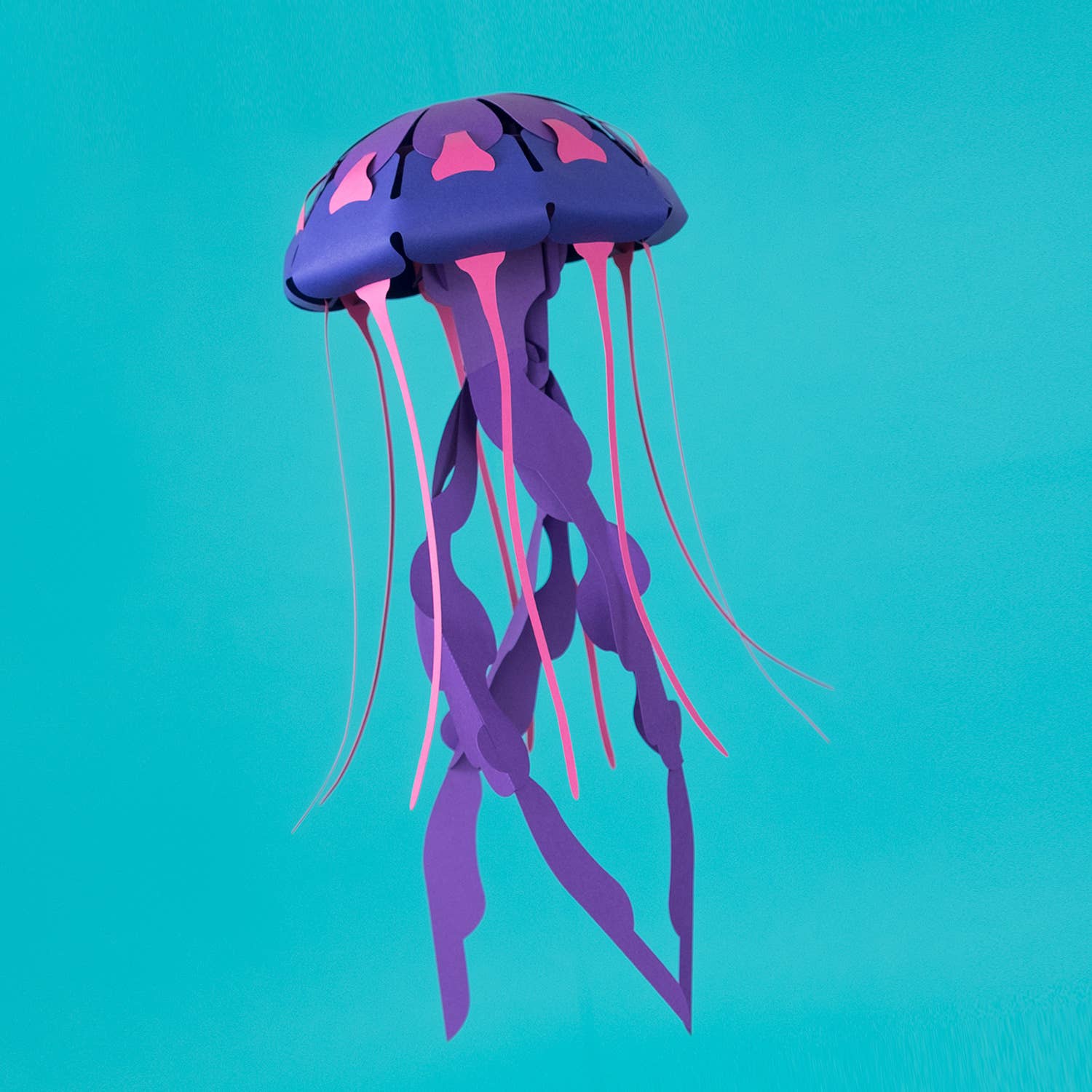 PLEGO - Wholesale DIY Craft Kit - CHRYSAORA HYSOCELLA - paper jellyfish5