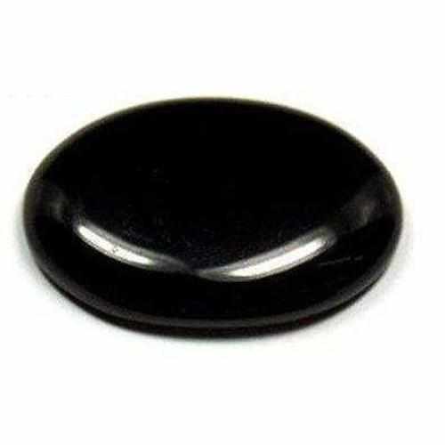 Love Amber x - Wholesale Spiritual Stone/Crystal - Flat Smooth Black Obsidian 1 Tumblestone