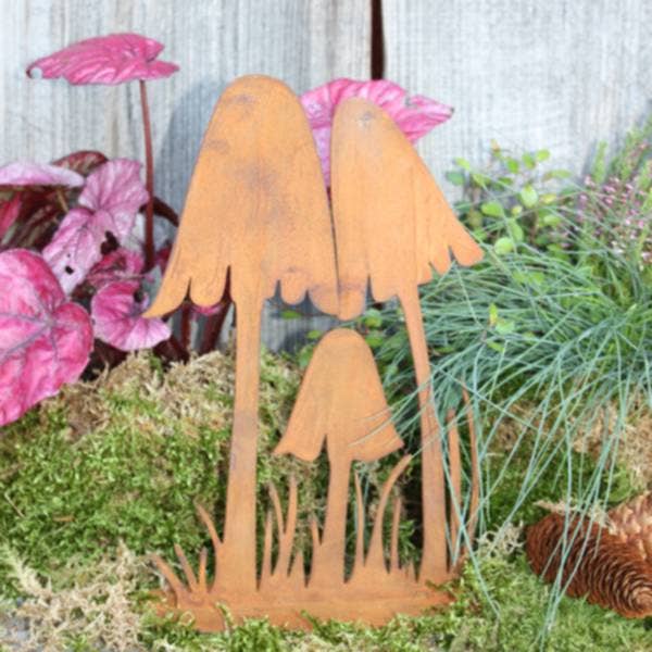 Rostikal - Wholesale Outdoor Ornament/Decor - Rust decoration mushrooms | Autumn decoration ideas made of metal for the garden4