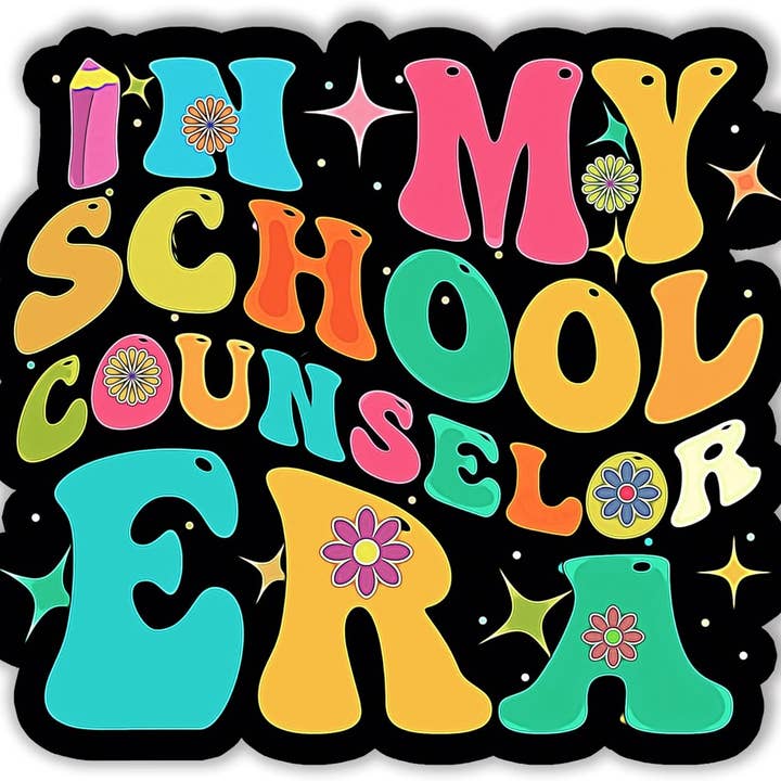 Autocollant Dans mon ère de conseiller scolaire pour la vente par Lyrical River Designs