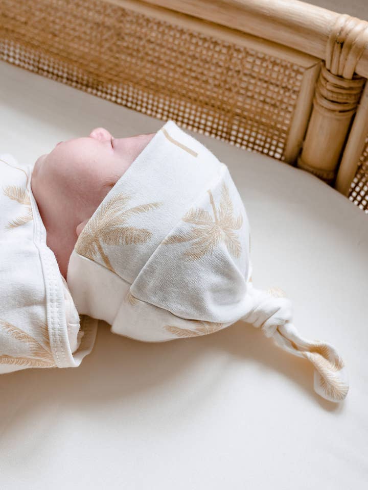 Jersey Palm Tree Beanie for wholesale by Woven Kids