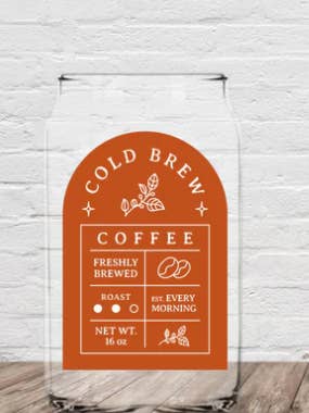 infusion à froid ; verre à café glacé ; tasse à café pour la vente par LovealwaysDesignsUS