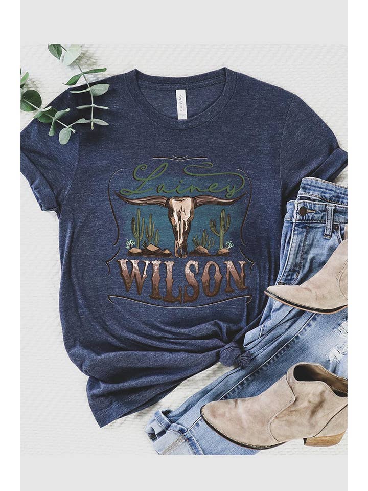 WESTERN BULL UNISEX SHORT SLEEVE GRAPHIC TEE for wholesale by Pink Irene Wholesale