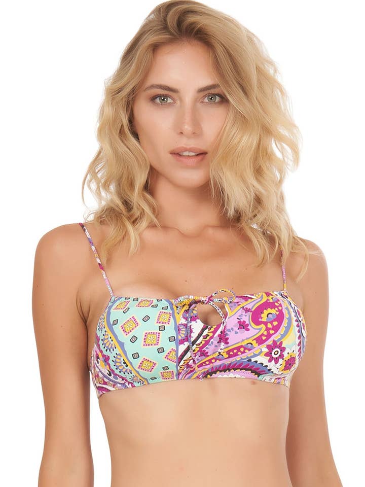 Tank top with laces for wholesale by Miss Bikini