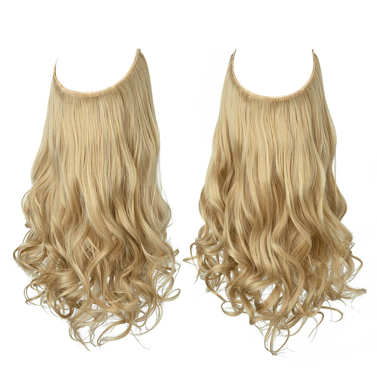 AK Brand - Wholesale Hair Extensions - 18 inch One-piece Wavy Curly Synthetic Hairpieces for Women5