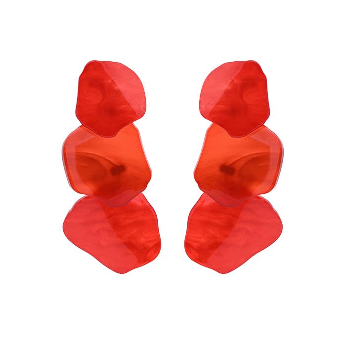 AMORINO SRL - Wholesale Dangle Earrings - ACRYLIC DANGLE EARRINGS - FT2460A4865