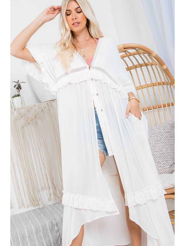 Sweet Lovely by Jen - Vente Cache-maillot – femme - ROBE CACHE-CŒUR MAXI20