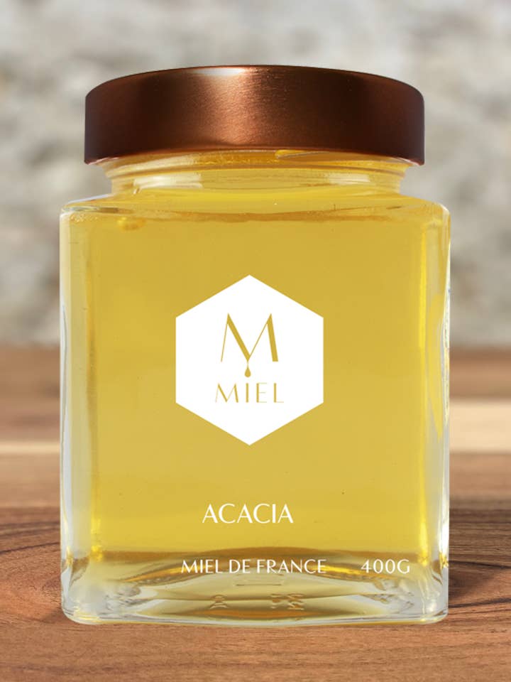 Acacia honey - 400g for wholesale by La Manufacture du Miel
