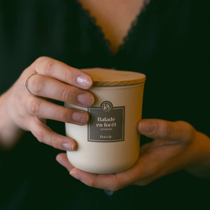 Poécile - Wholesale Jar/Filled Candle - Bougie - Balade en forêt - Auvergne1