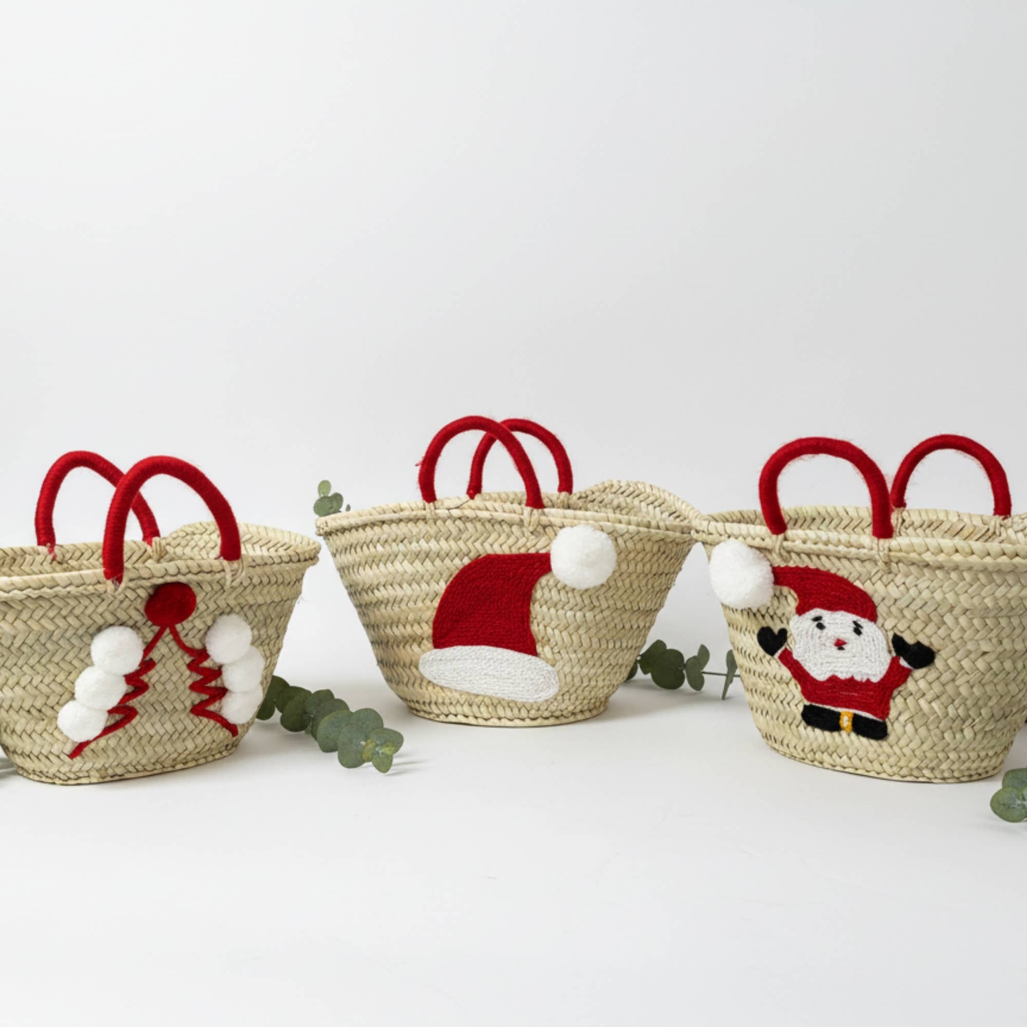 Melecraft – Großhandel Weihnachtsschmuck – Weihnachtsgeschenkkorb – Mini aus natürlichen Palmblättern6