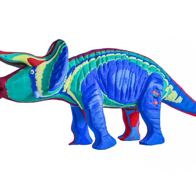 Triceratops Dinosaur Flip Flop Sculpture - Wholesale for wholesale by Ocean Sole