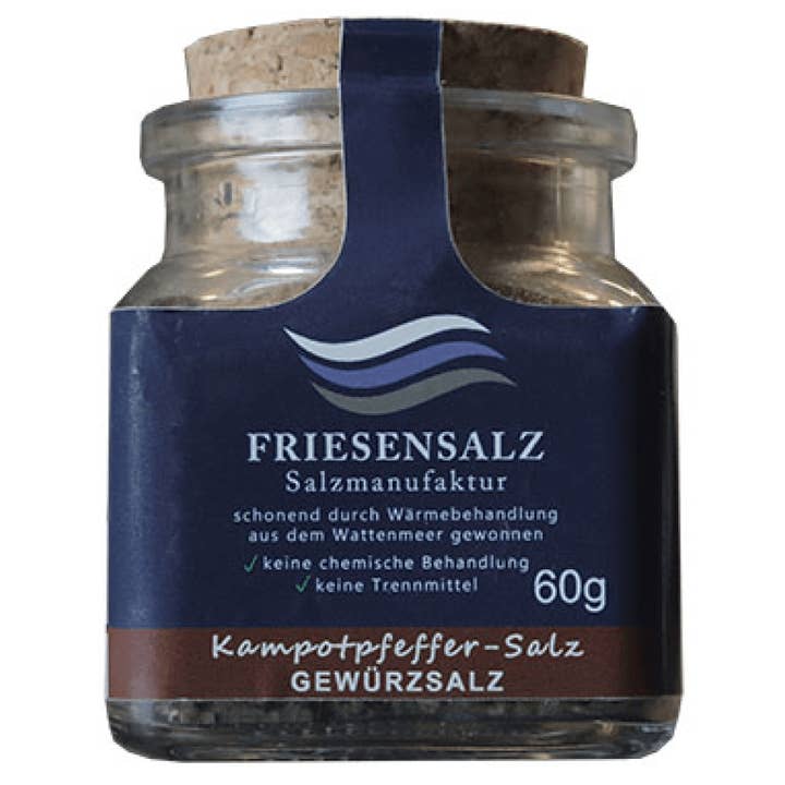 Kampotpfeffer-Salz 60g für den Großhandel von Friesensalz Manufaktur UG (haftungsbeschränkt)
