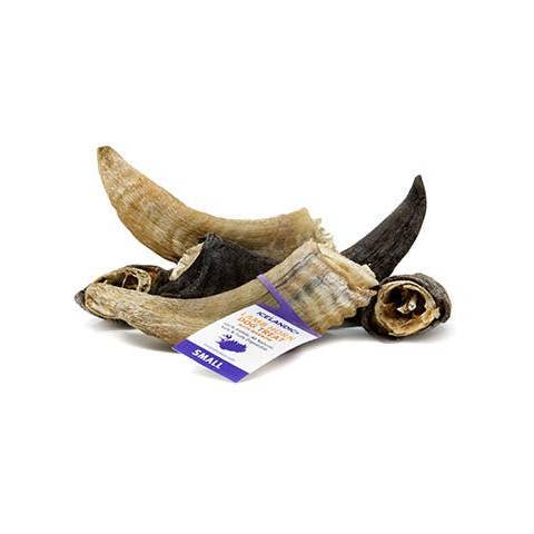 Icelandic+ - Wholesale Pet Treats - Dog - Icelandic+ Small Lamb Horn with Marrow 36-Ct Display Box