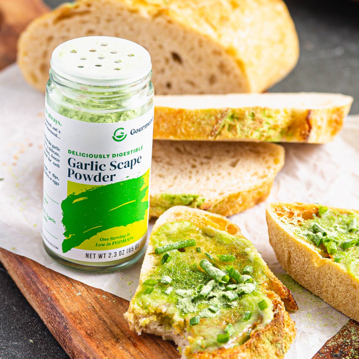 Gourmend Foods – Mistura de especiarias secas por atacado – Pó de Talos de Alho (Biológico, Baixo FODMAP, Origem Única)1