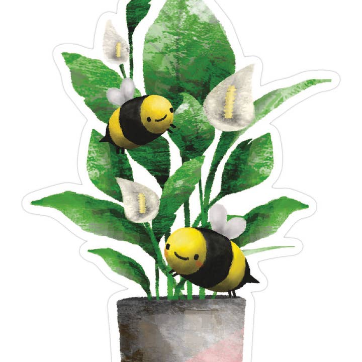 Sticker - Pollinate for wholesale by studio vcky