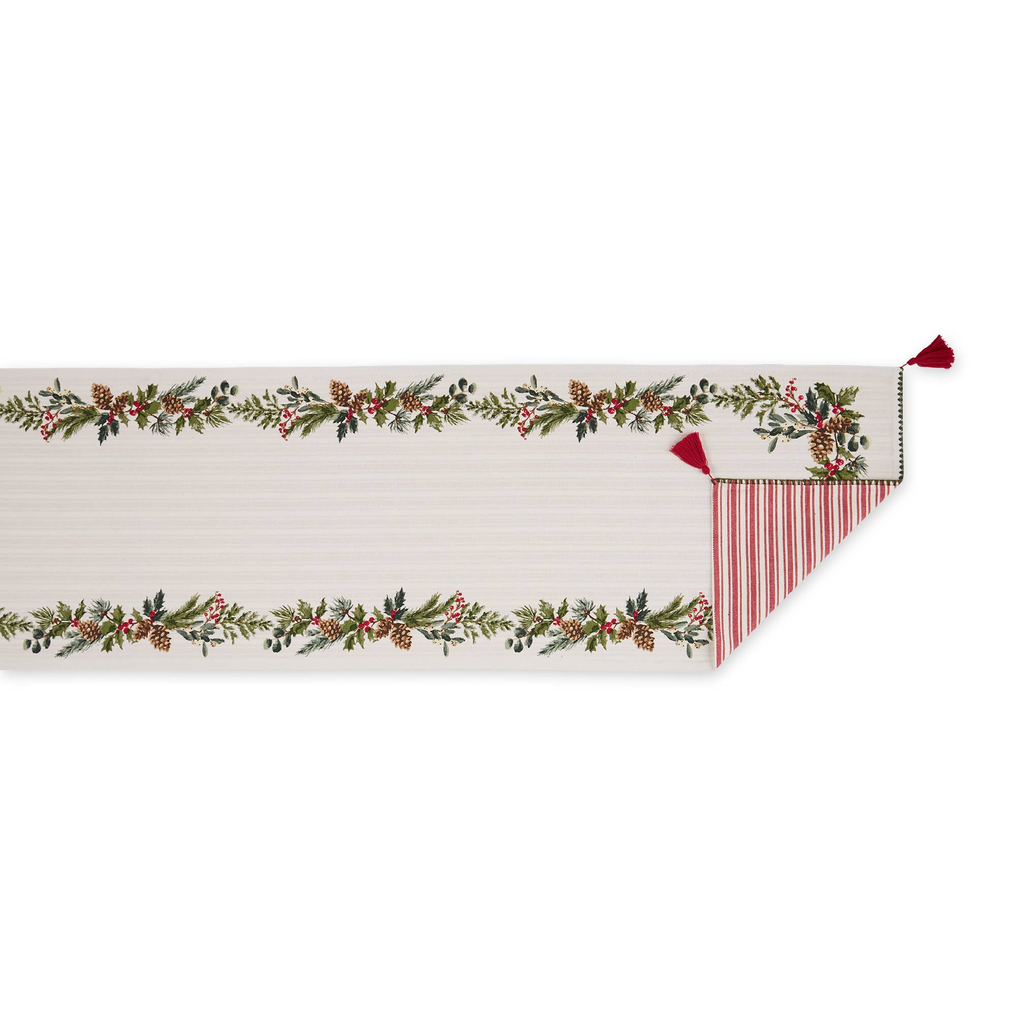 Design Imports - Wholesale Table Runner - Boughs Of Holly Embellished Table Runner1