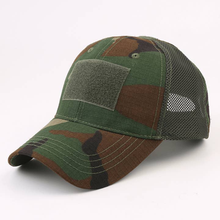 JupiterGear - Wholesale Trucker Hat - Unisex - Military-Style Tactical Patch Hat with Adjustable Strap