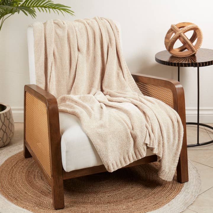Saro Lifestyle - Wholesale Throw Blanket - Warmth of Chenille Knit Throw17