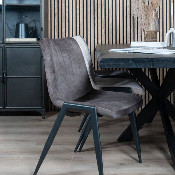 Home67 - Wholesale Chair - Flynn Dining Chair Anthracite1