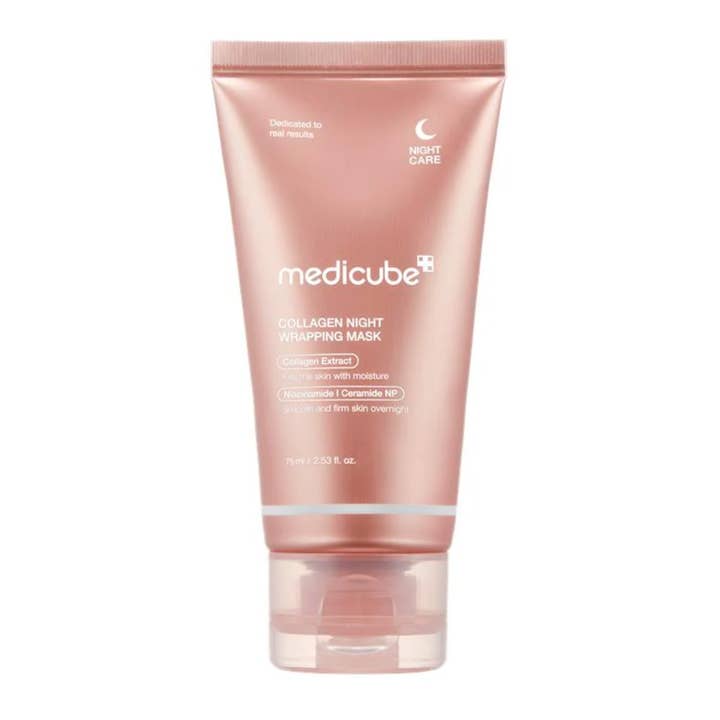 Glowiss - Wholesale Skincare Face Mask - MEDICUBE Collagen Overnight Wrapping Peel Off Facial Mask 75ml