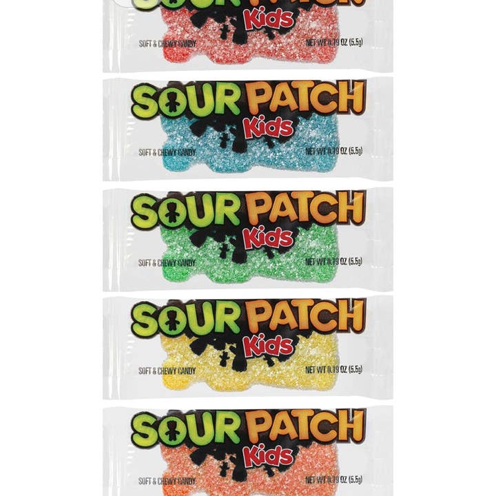 O'Shea's Candies Sweet Shop - Wholesale Gummy - Nostalgic 1972 Original BIG Sour Patch Kids🧒 240ct Display 3