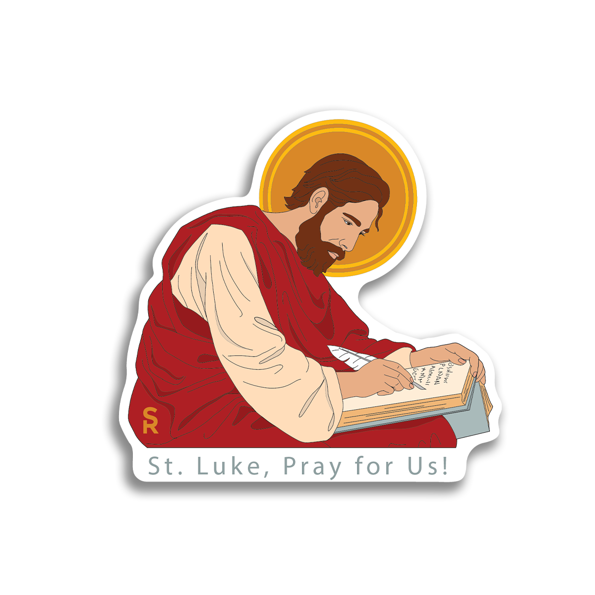 Sock Religious - Wholesale Sticker - St. Luke Sticker0