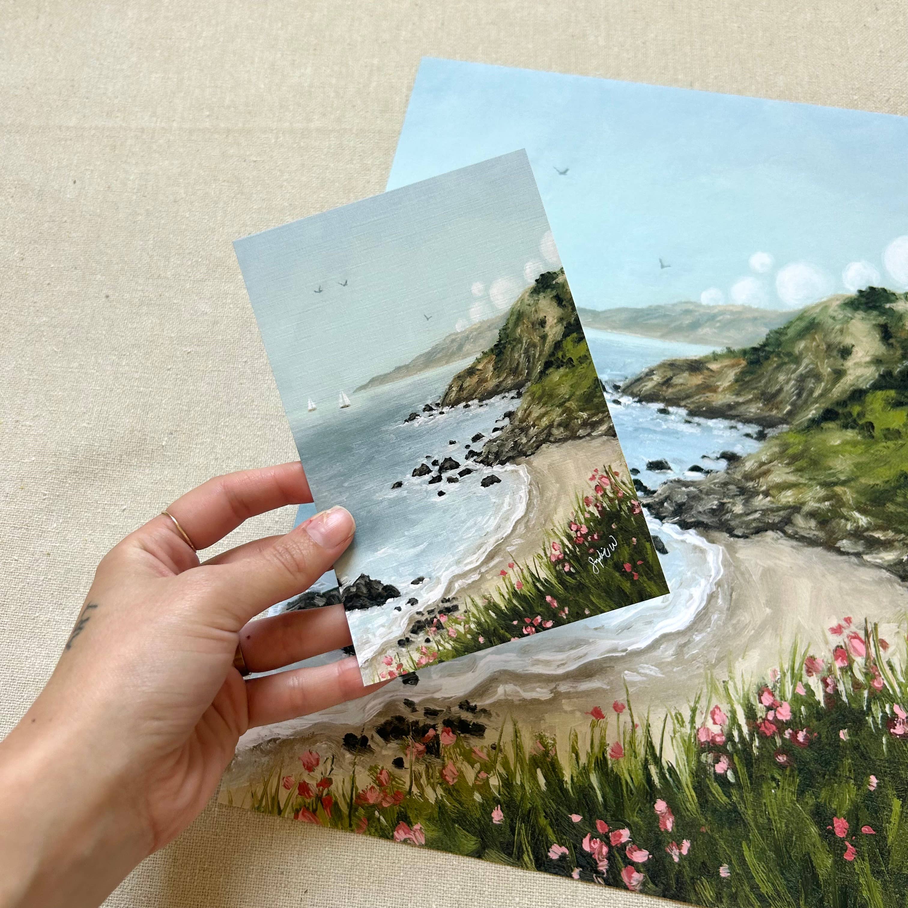 sophie wyatt studio. - Wholesale Art Print - "A Love Letter to the Sea" Fine Art Print1