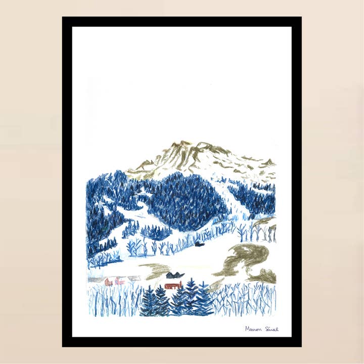 Voyage Voyage - Suisse, la montagne d'en face pour la vente par L'Esquermoise par Manon Sénal