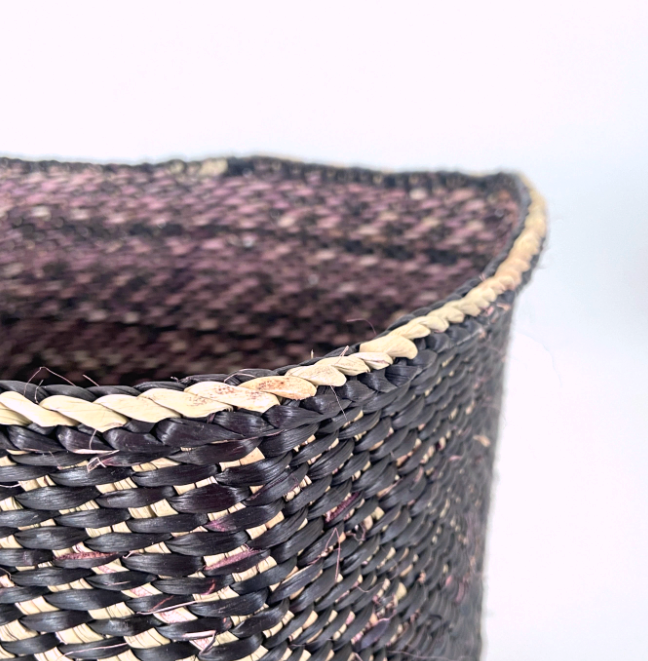 Mbare Home + Gift - Vente Paniers - Paniers Iringa noirs clairs2