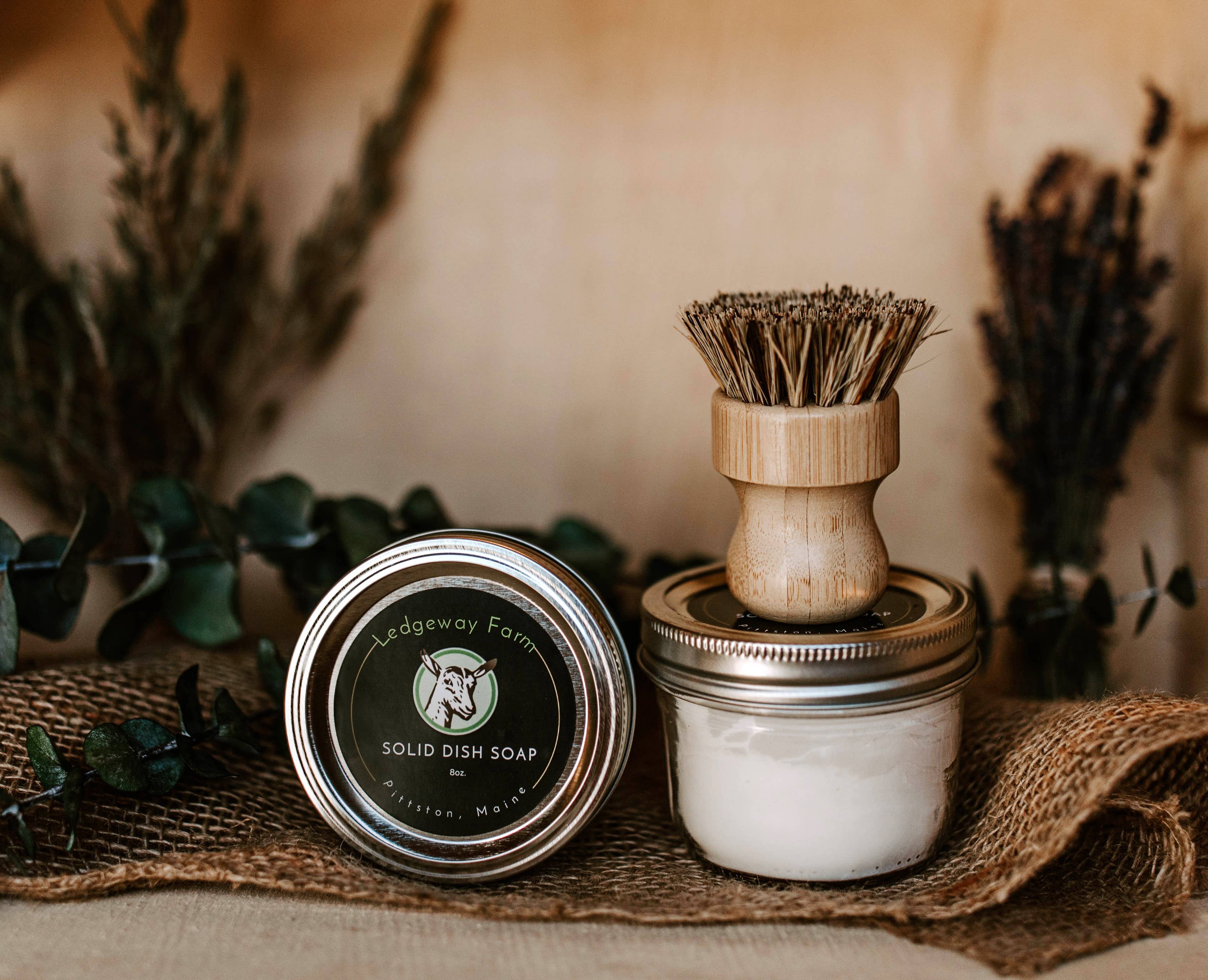 Ledgeway Farm - Wholesale Dish Soap - Solid Dish Soap & Brush Set1