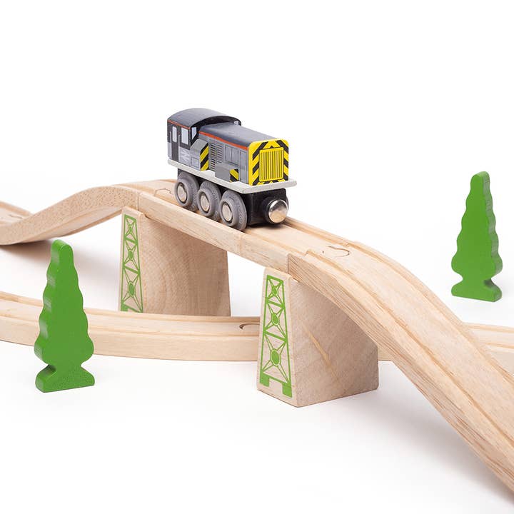 Bigjigs Toys - Wholesale Wood Toy - Kids - Class 8 Diesel Shunter3