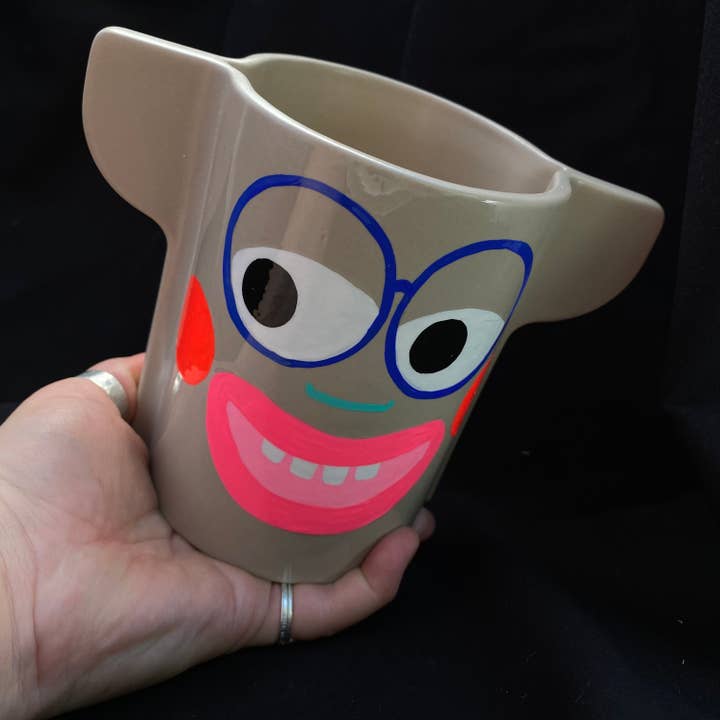 Artifacts of Joy - Wholesale Plant Pot - Modern Artifact Face Vase/Planter It's Me Charlie4