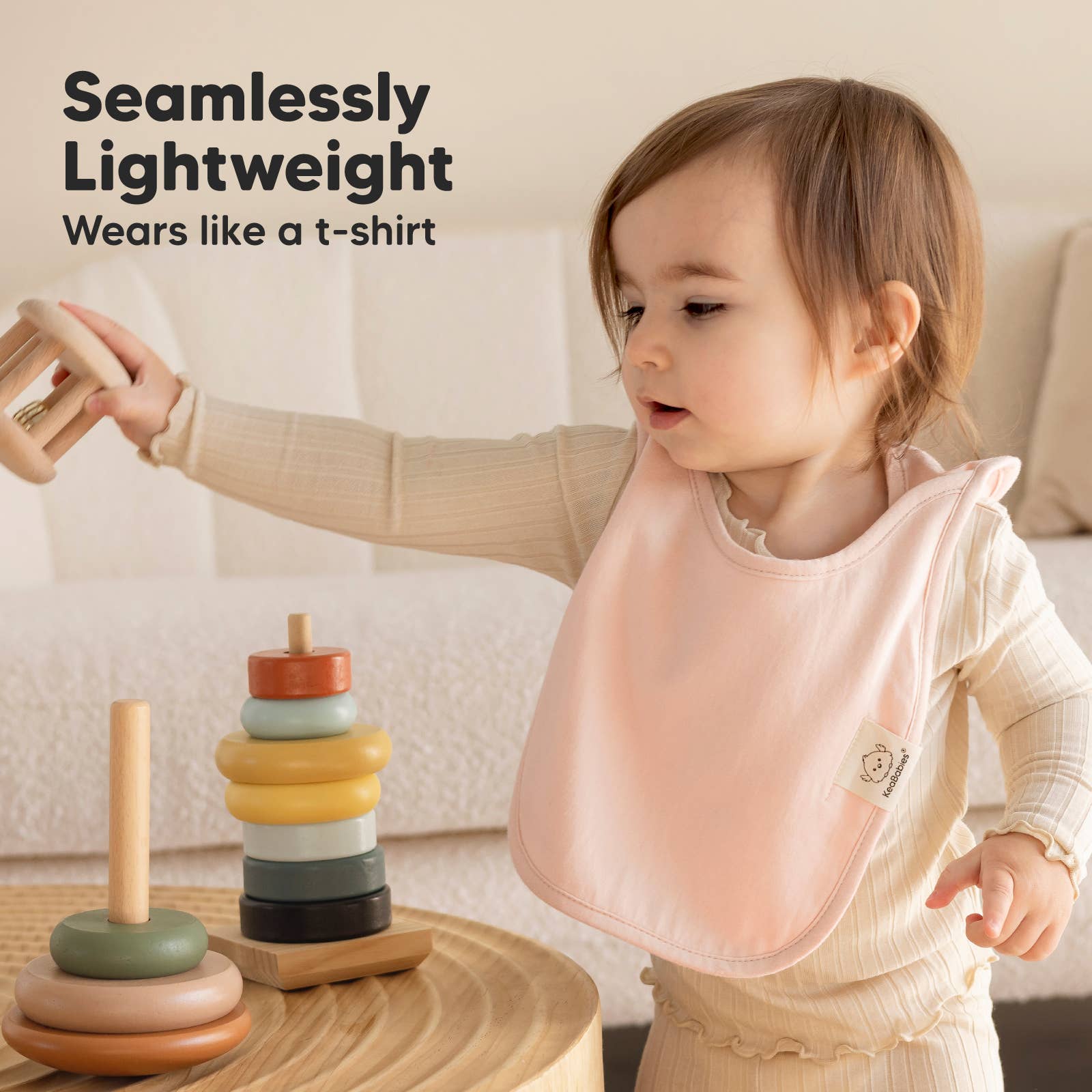 Dahlia KeaBabies Lot de 8 bavoirs Hallo Drool en vente sur Faire4