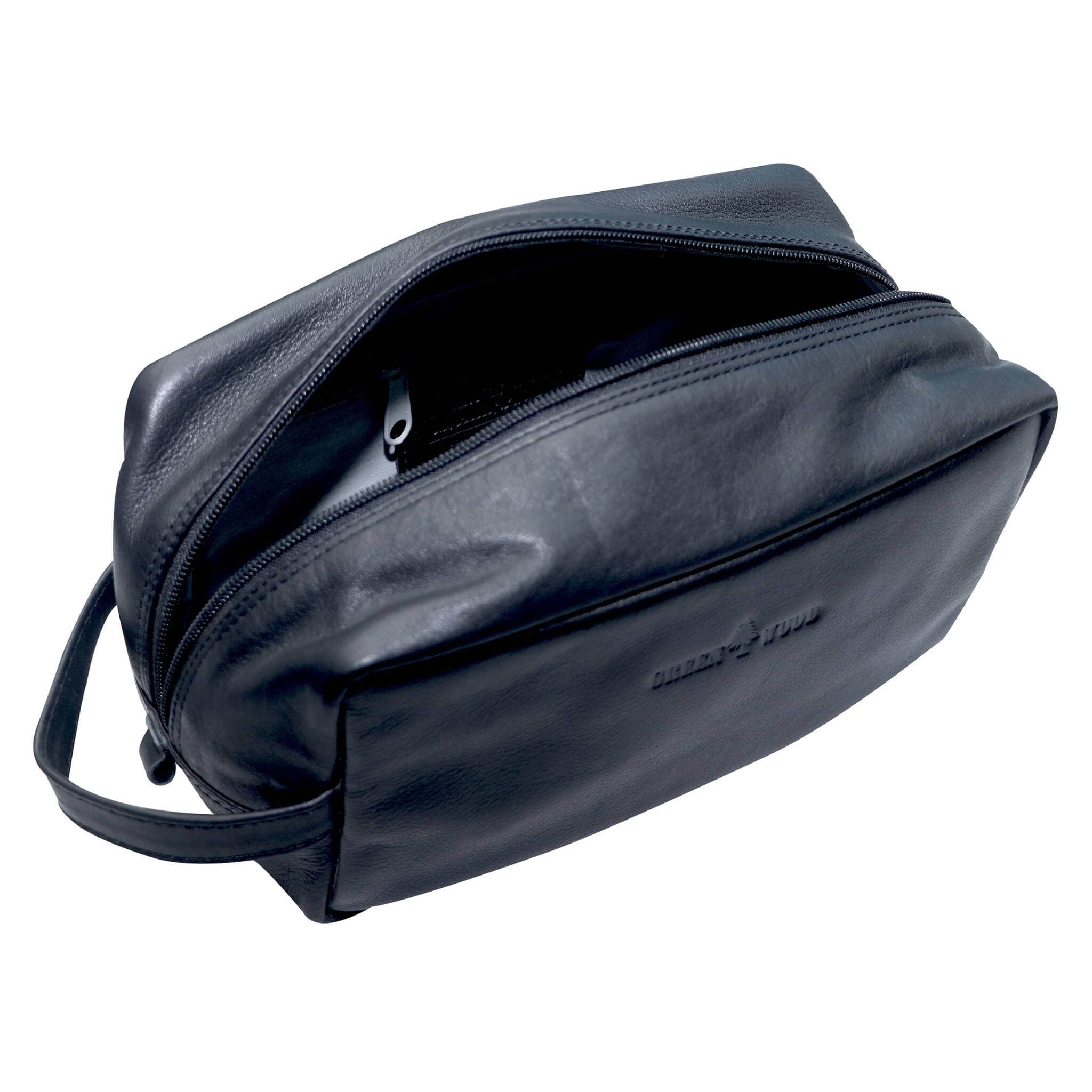 Greenwood – wholesale Necessär - Unisex – Greenwood Gijon necessär i läder för män och kvinnor4