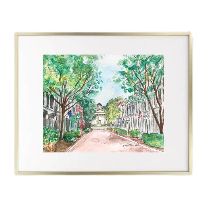 Frankfort, Kentucky (PRINT) for wholesale by Kayla Weber Art
